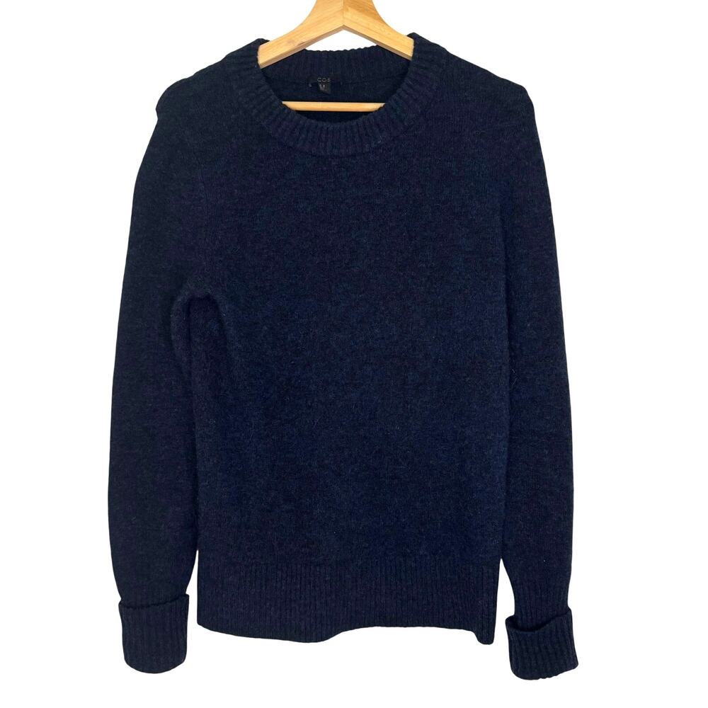 COS size XS Navy Alpaca Wool Blend Sweater